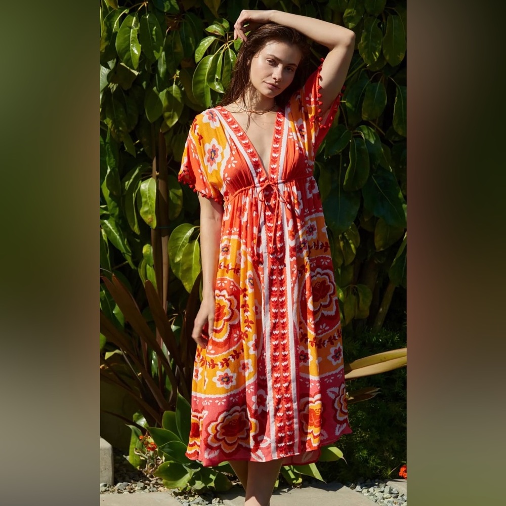 NWT Farm Rio Kaftan Dress